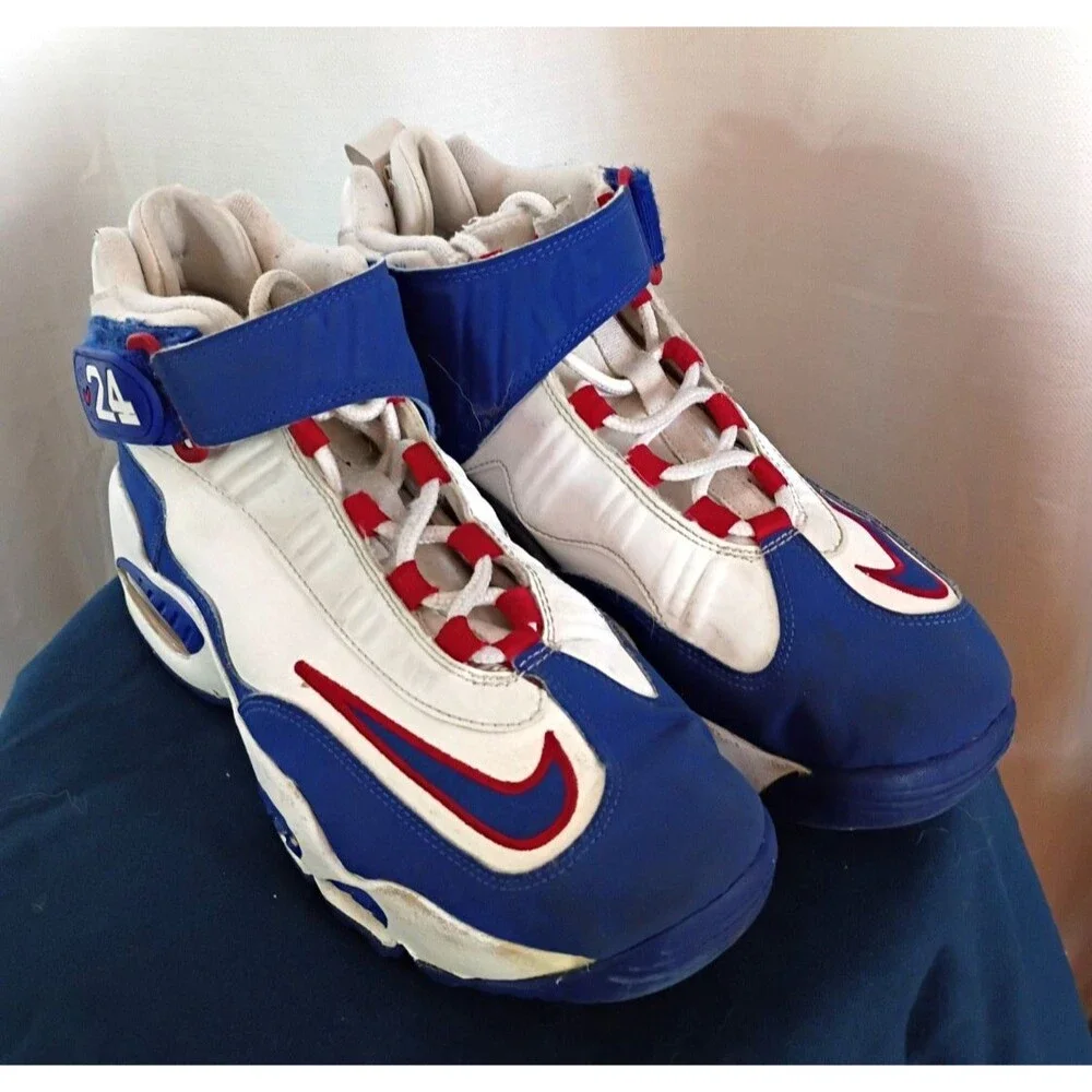 Nike 2022 Air Griffey Max 1 GS USA DX3724-100 White/Blue Youth Boy’s 7y